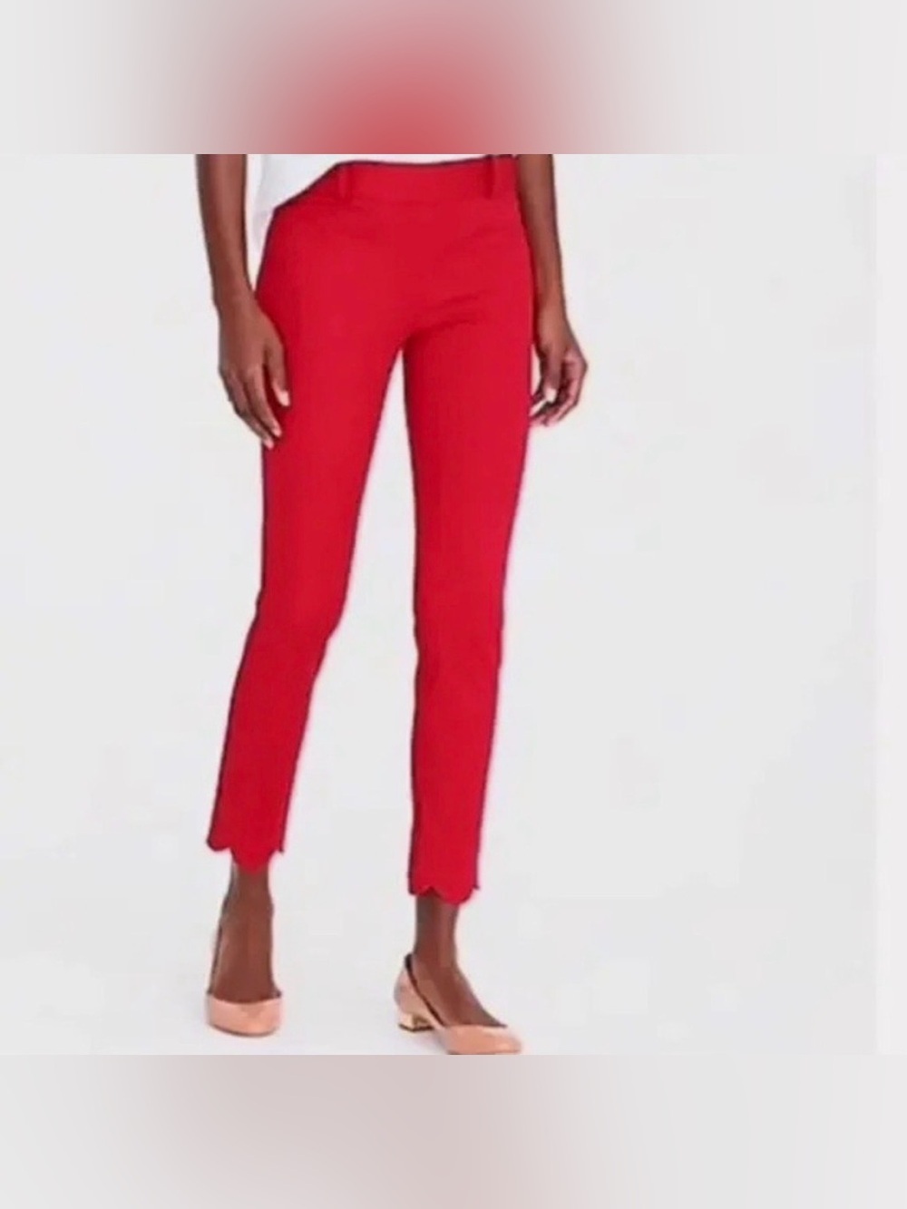 NWT J Crew Winnie Scalloped Hem Pants